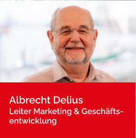 Albrecht Delius Leiter Marketing & Geschäfts-entwicklung