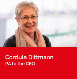 Cordula Dittmann PA to the CEO